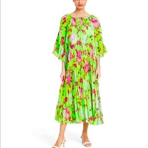 Christopher John Rogers x Target Women’s Pleated Green Shift Dress. Large. NWT
